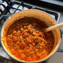 A homemade stew